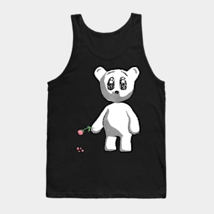 Teddy with rose Tank Top